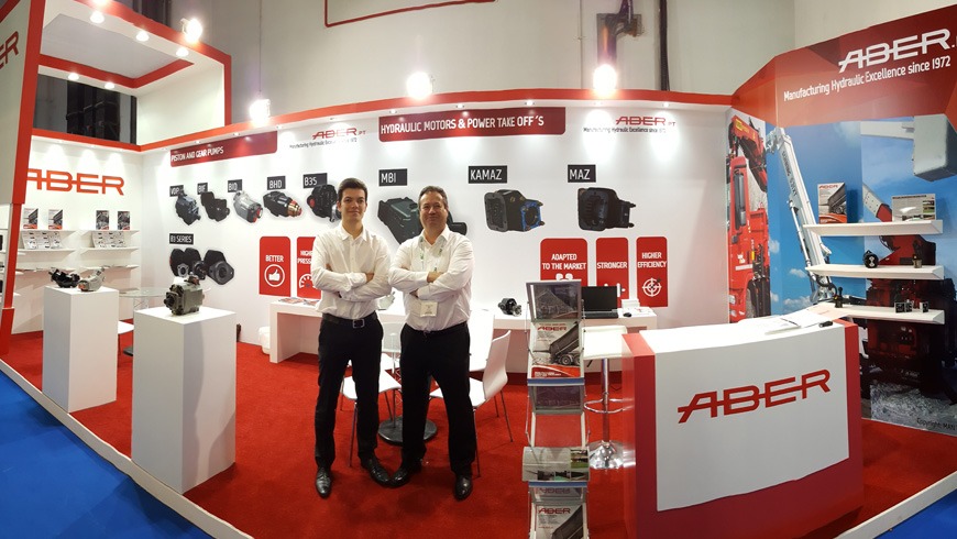 ABER stand at Automechanika Dubai 2016 Fair