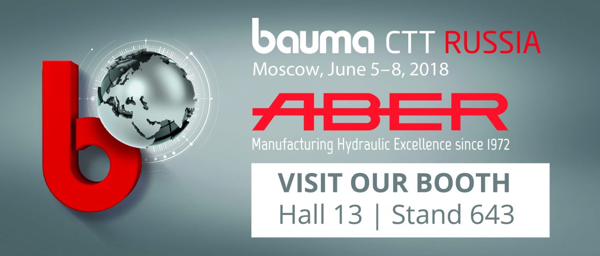 ABER will participate in bauma CTT RUSSIA 2018 - ABER